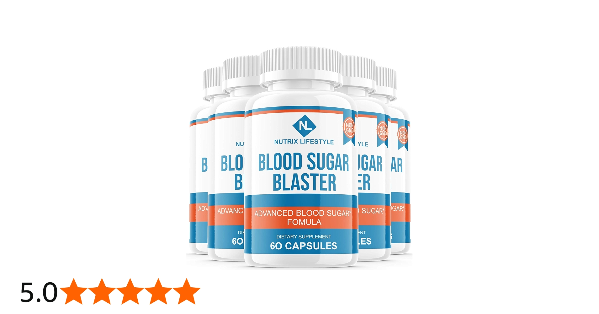 Multiple Blood Sugar Blaster supplement bottles
